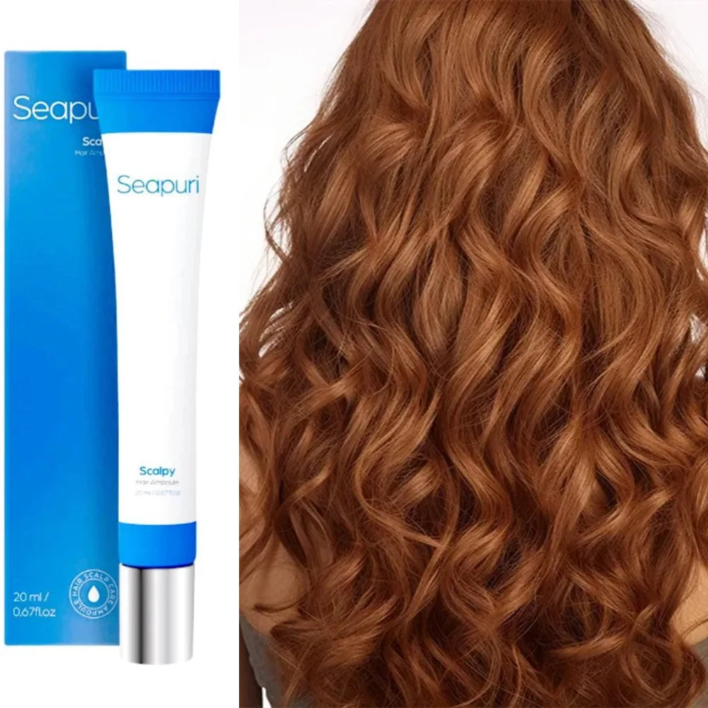 Seapuri Scalphy Hair Growth Natural Essence Straighten Soft Hair Care Anti-Hair Loss Products Repair Damage Hair Repair Products