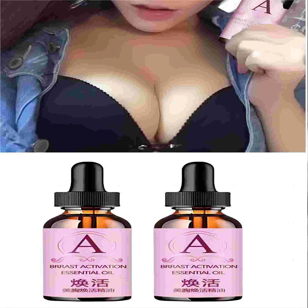 Active essential oil for breast beauty and rejuvenation