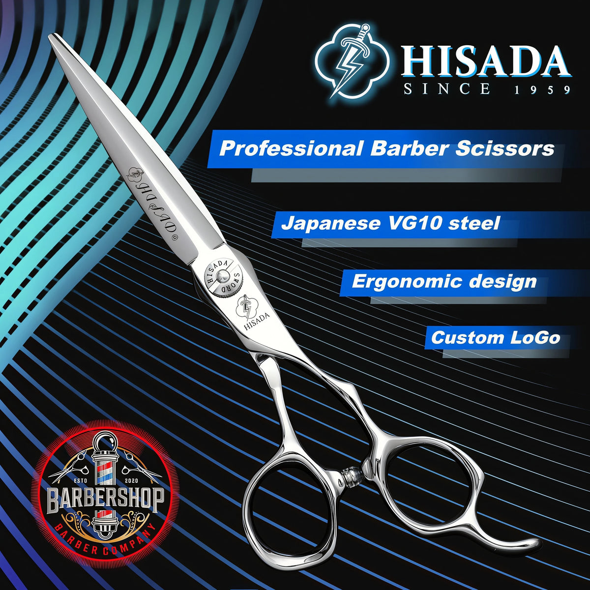 Hairdressing Scissors 6.0, 6.5, 7.0 Inch Tijeras Peluquería Profesional, VG10 Material, Japonesa Artesanal, Professional Scissor
