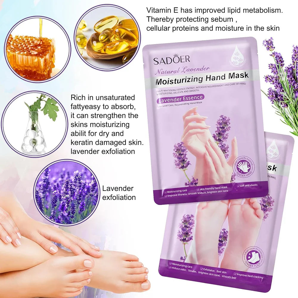 1-20Pair Exfoliating Feet Mask Exfoliating Foot Peel Mask Socks Pedicure Peeling Dead Skin Remover Feet Mask Peel Moisturizing