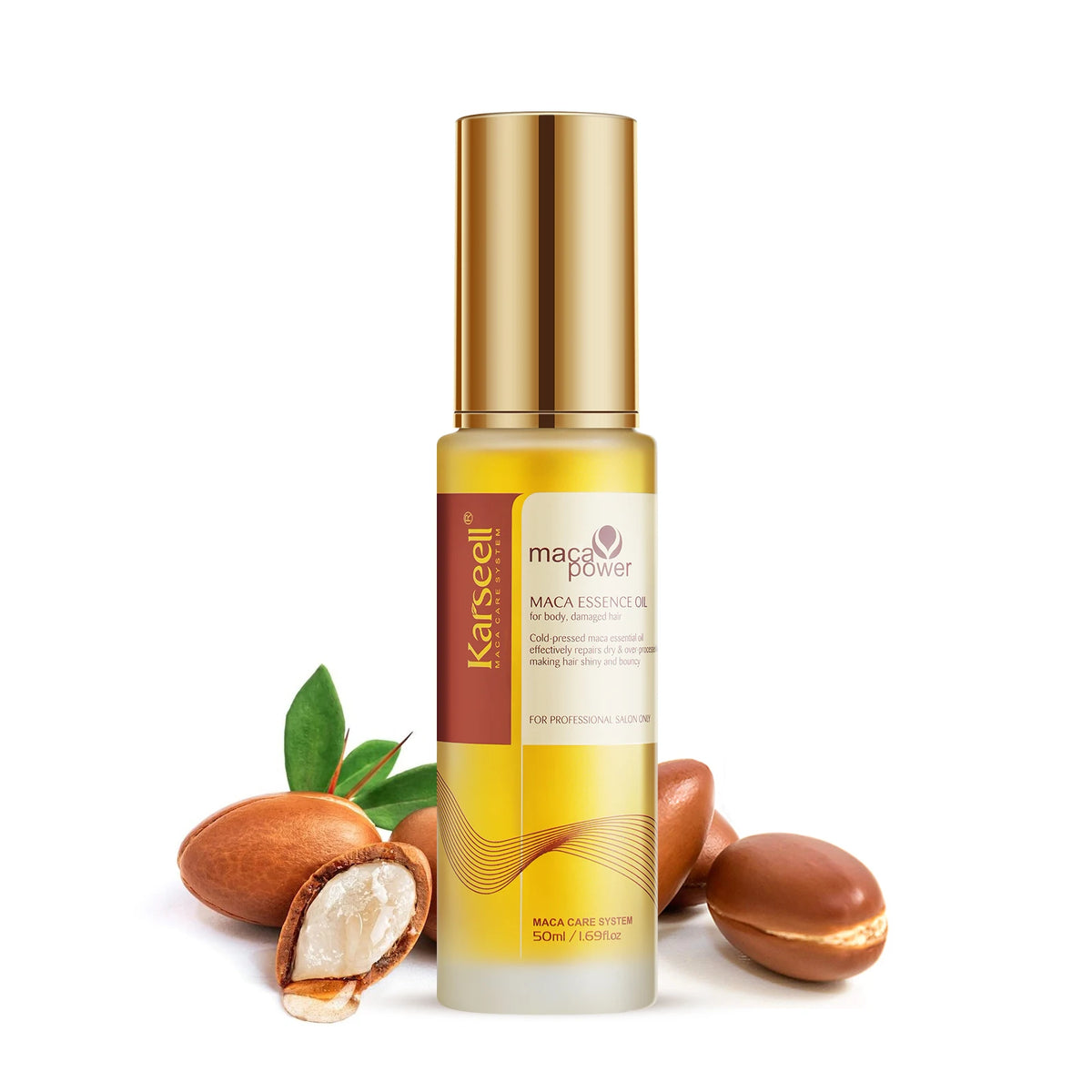Karseell Hair Oil for Hair Healing Cold Pressed Weightless Moroccan Argan Oil Hair Serum for Nourish and Repair Damaged Hair
