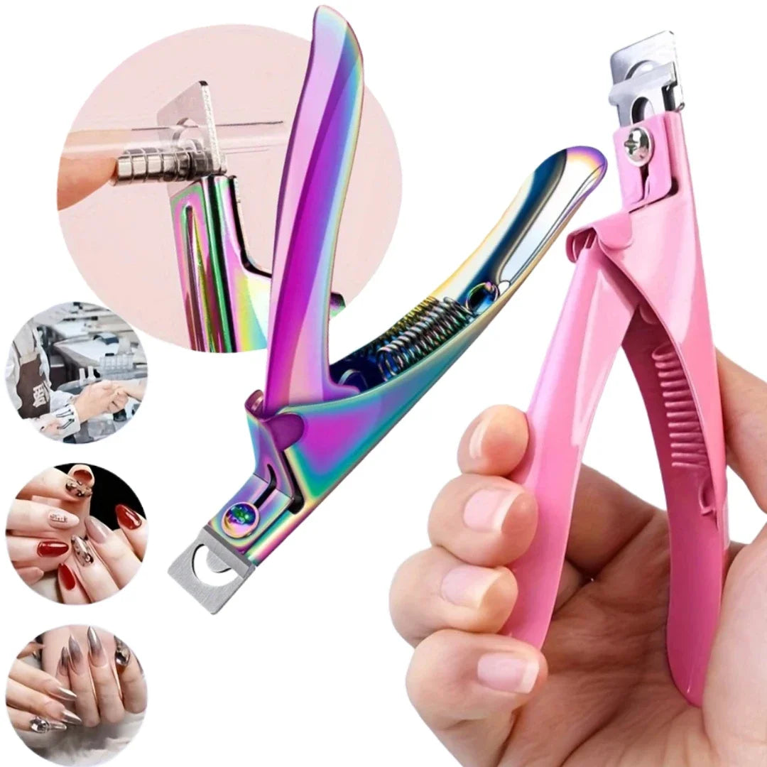 2pcs Premium Stainless Steel Nail Clipper + 15PCS Magnet, Adjustable Settings-Includes U-Shaped & Straight Scissors Nail Trimmer