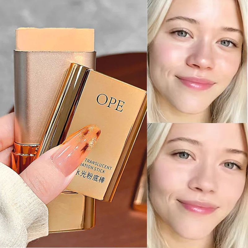 Dewy Glow Foundation Stick | Lightweight Cream Texture, Long-Lasting, Quick Apply, Natural Flawless Skin