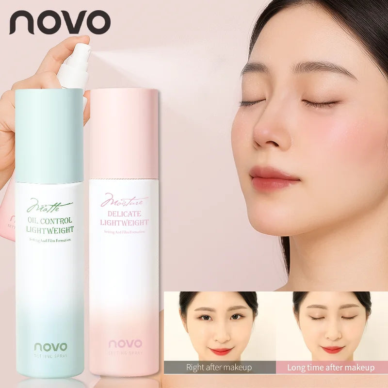 Long-Lasting Makeup Setting Spray-Hyaluronic Acid Niacinamide, Moisturizing, Oil Control, Waterproof & Sweat-Resistant
