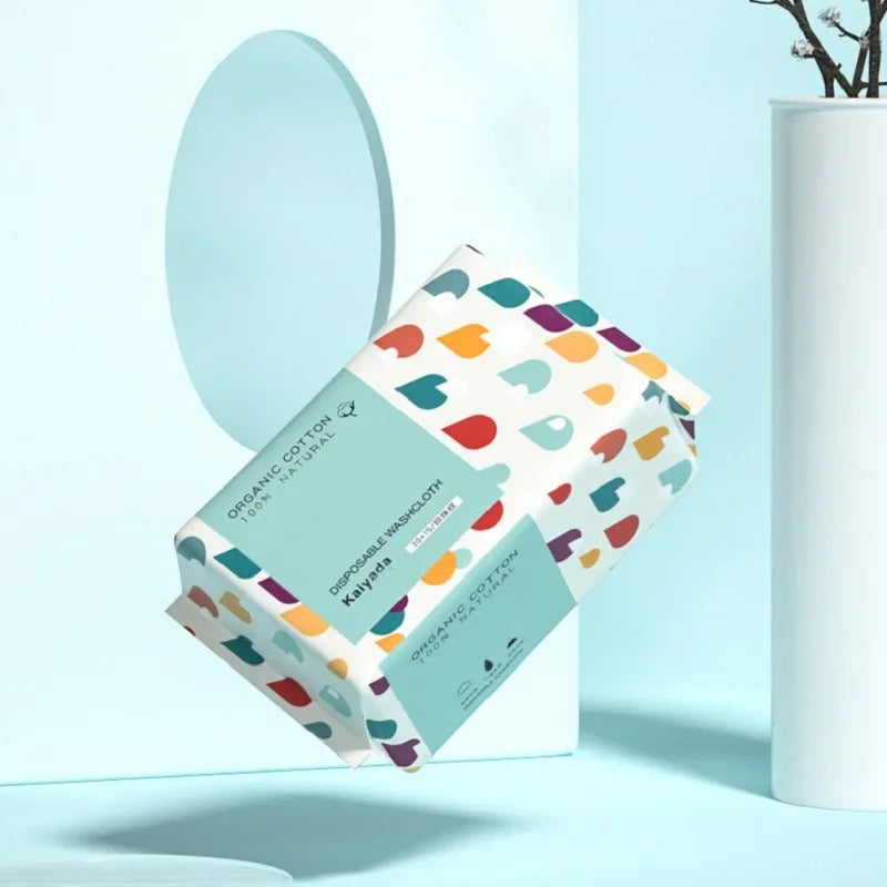 30pcs Disposable Thick Cotton Face Towel Make Up Soft Removing Wipes Dry Cleanser Towelettes for Skin Care Dry and Wet Use