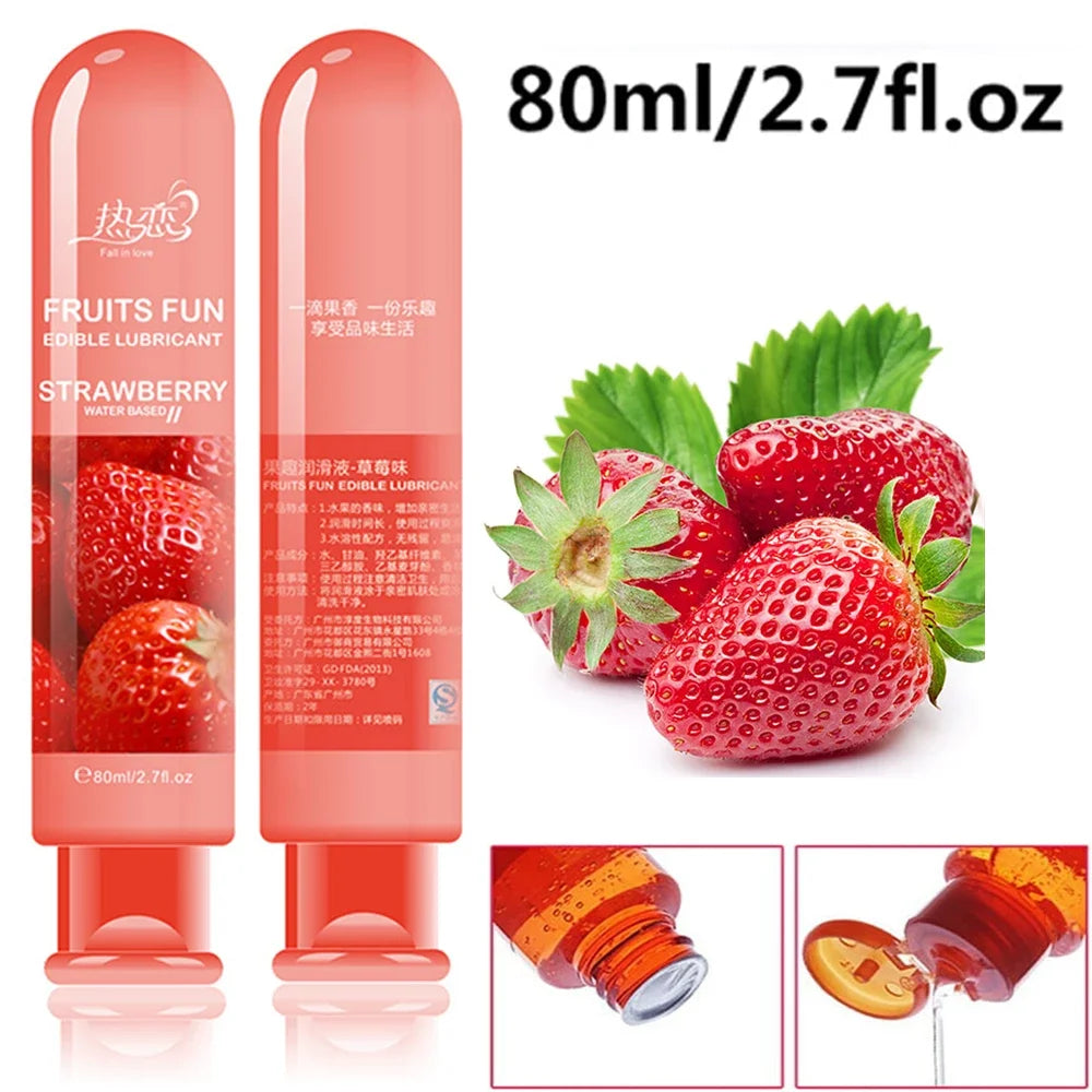 Fruit Flavor Lubricant for Sex Love Gel Vagina Water Base Body Lubricant Lube Love Gel Gay Sex Games Sex Toys Anal Lubricant