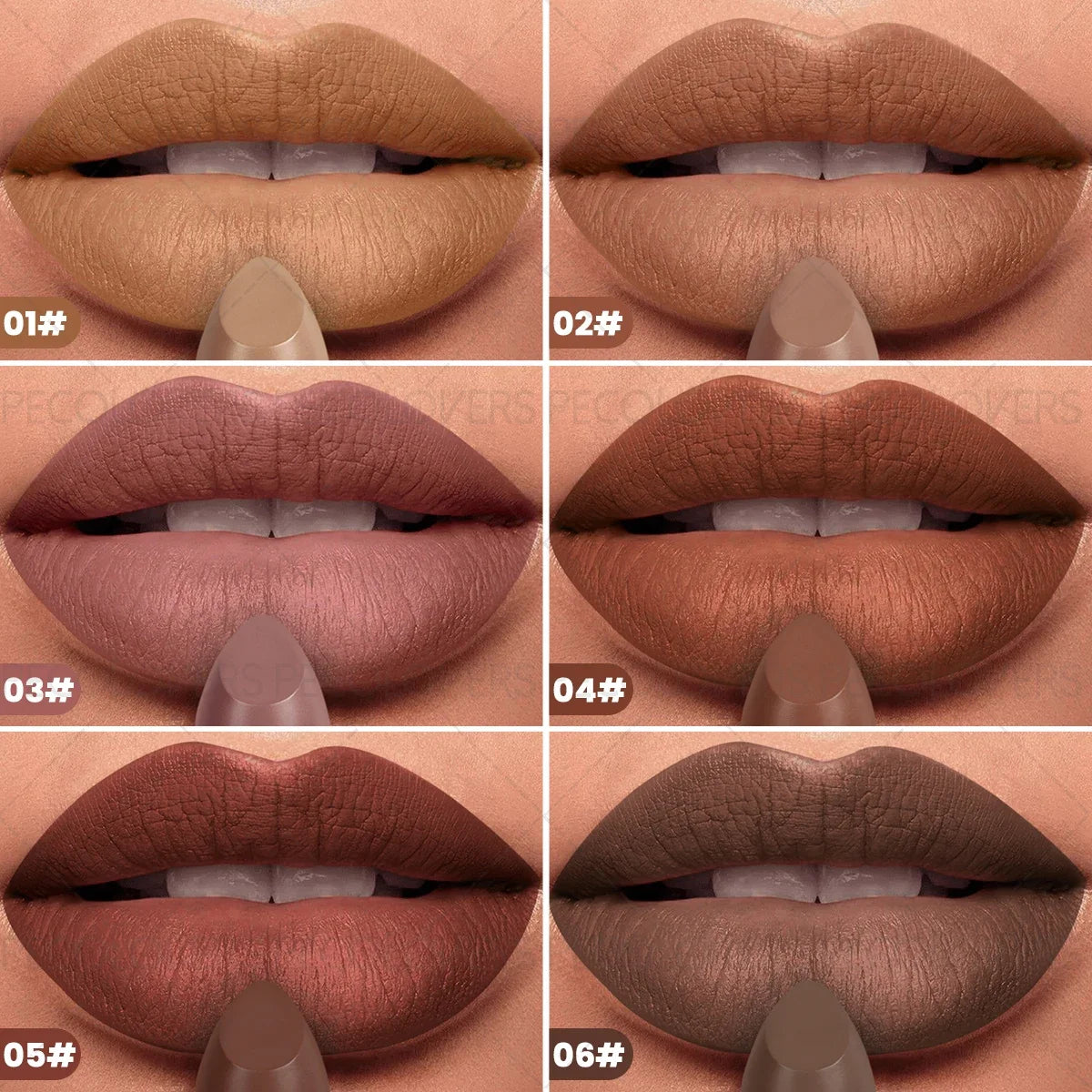 1PC Matte Waterproof Long-Lasting Lipstick - Non-Greasy, Easy To Use, Perfect Christmas Gift for Women