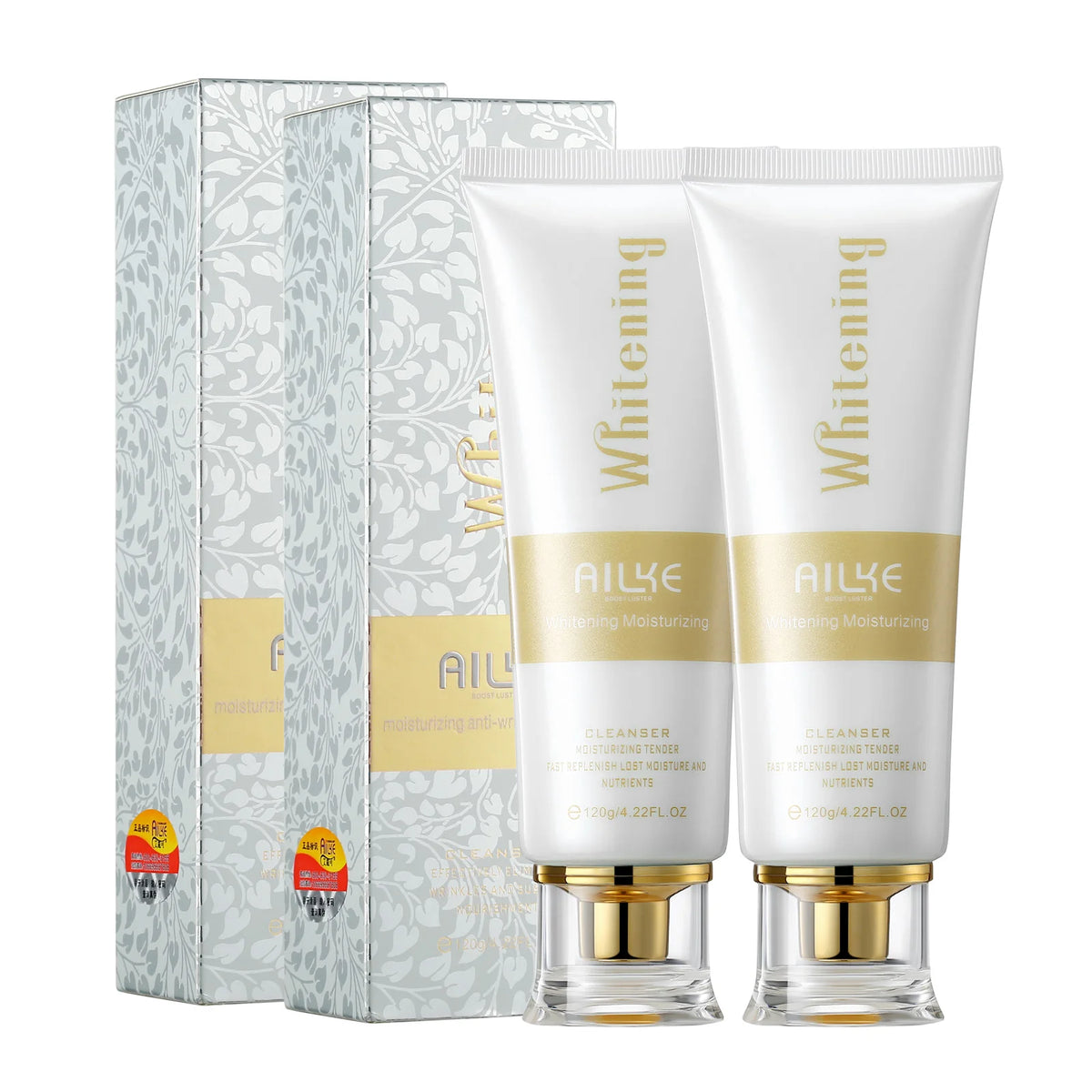 AILKE Whitening Anti-Aging Face Wash, Reduce Wrinkles, Pimples, Oily Skin, Deeply Cleanses & Removes Impurities Facial Cleanser