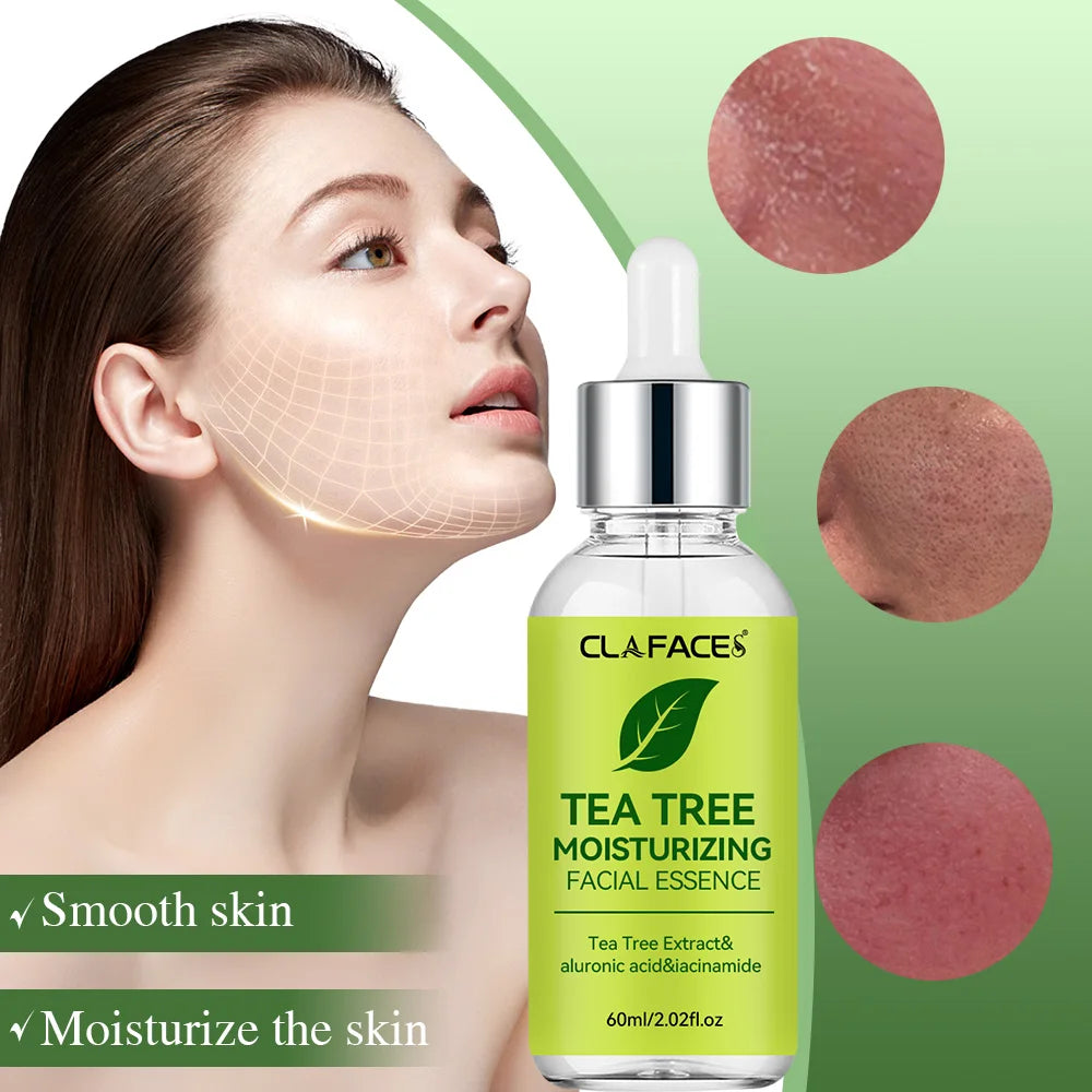 YOUNGCOME Tea Tree Oil Facial Essence Tightens Skin, Whitens and Fades Spots, Suitable for All Seasons