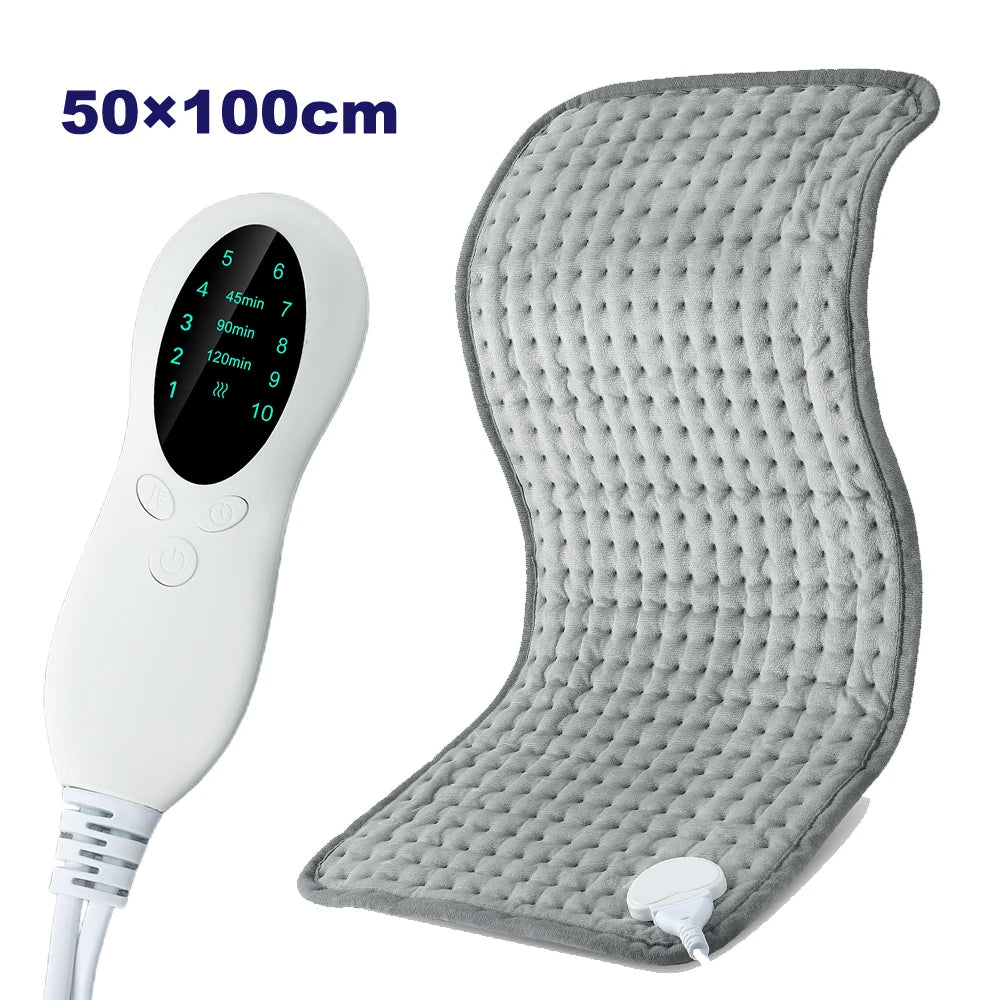 Home Electric Heating Pad Back Shoulder Office Winter Warming Blanket 10 Heat Thermal Mat Abdomen Period Menstrual Belt