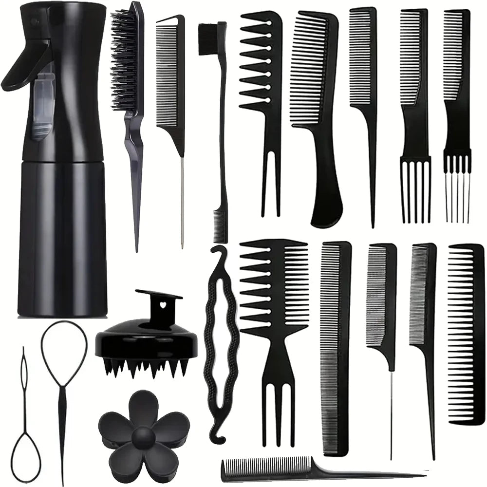 High Quality Hair Comb Set - 20 PCS Rat Tail Styling Combs Pick for Curly - Teasing Parting Fine Professional Barber Cutting