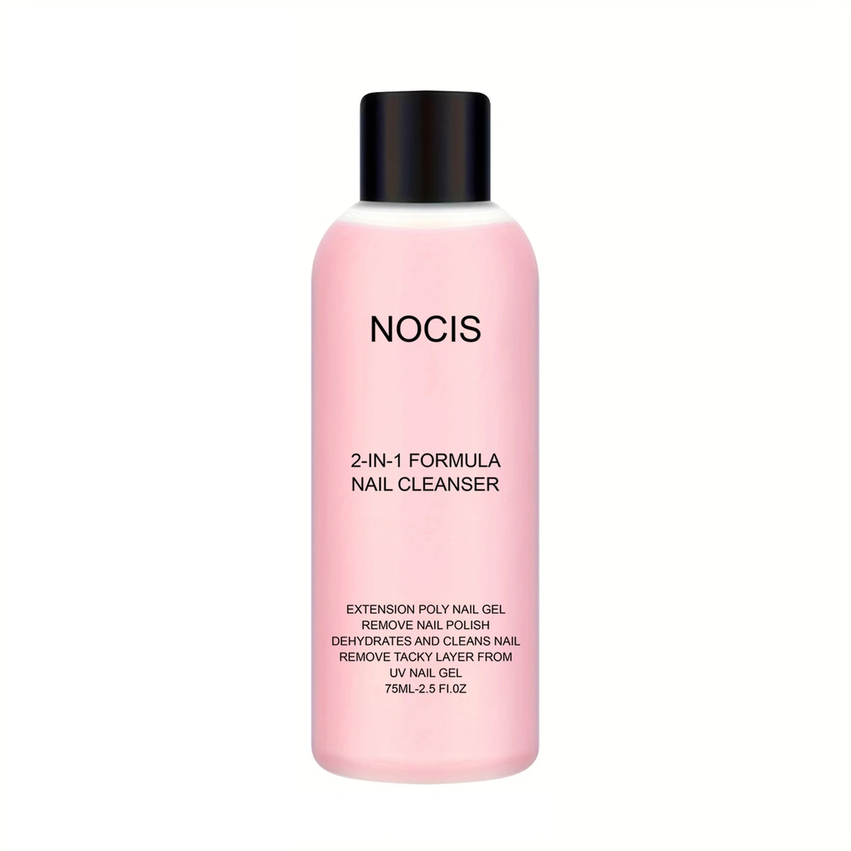 2in 1 Gel Cleanser for Nails & Polish Remover, Professional Slip Solution for Poly Gel Nails for & LED Gel, Anti-Stick Formula,