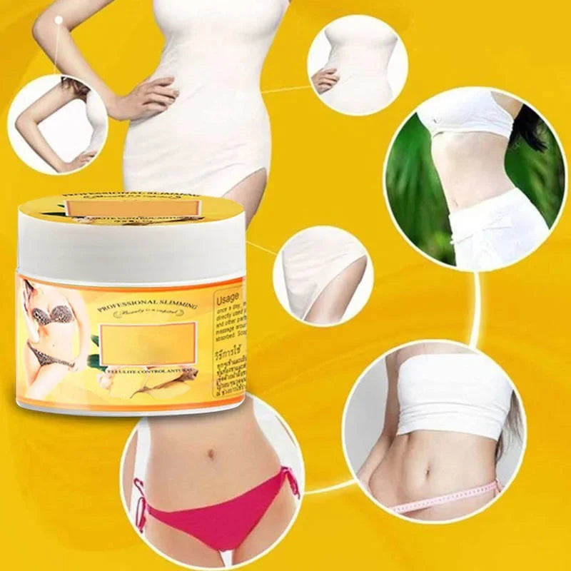 1/3/5pcs Ginger Fat Burning Cream Anti-cellulite Full Body Slimming Weight Loss Massaging Cream Leg Body Effective Reduce Cream