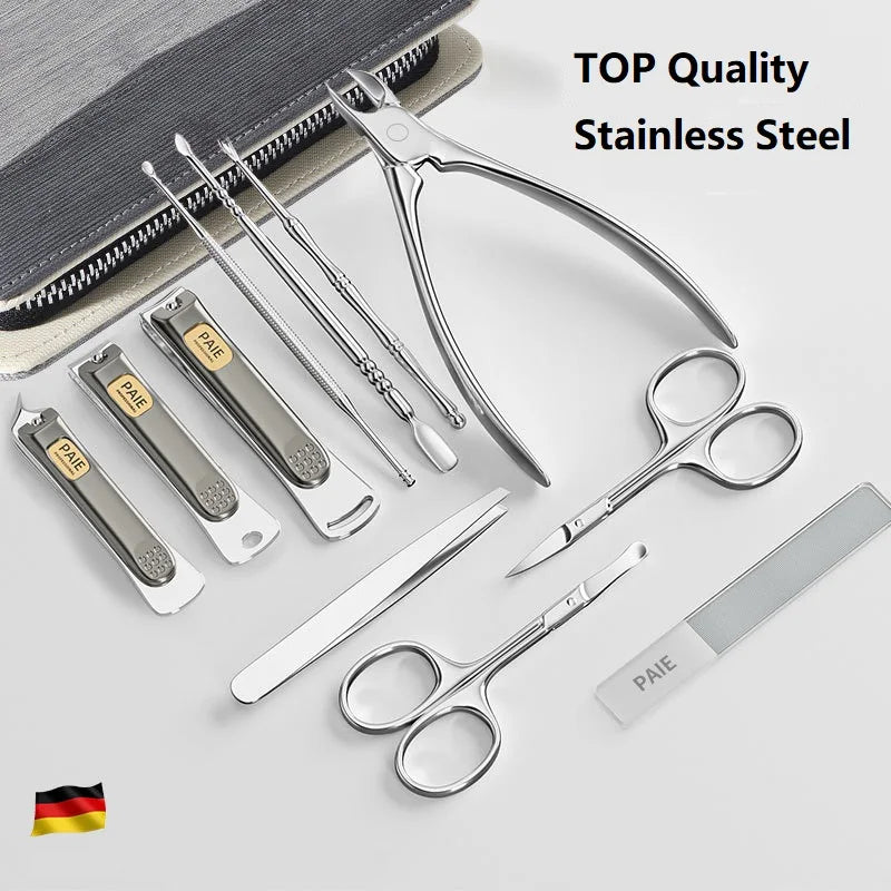 German Quality Nail Clipper Set Upscale Durable Nail Trimmer set Portable Household Nail Tool Toenail Thick Nail Cut Nippers