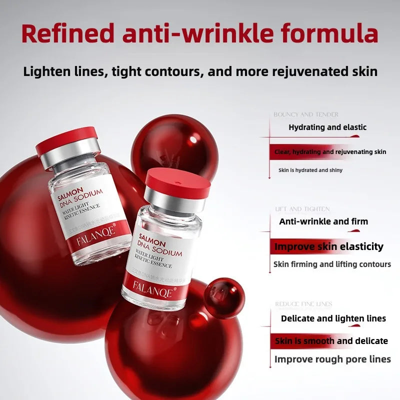 Salmon Dna Sodium Hydrating Kinetic Essence  Fade Fine Lines Facial Moisturizing brightning Anti Aging Firming Skin Care