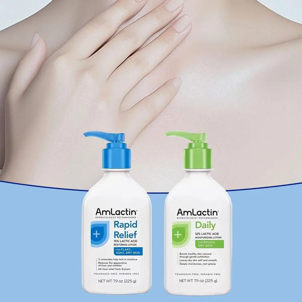 225g Amlactin Moisturizing Repairing Body Lotion Relieves Scaly Skin Nourishing Improves Dry Skin Hydrating Soothing Rapid