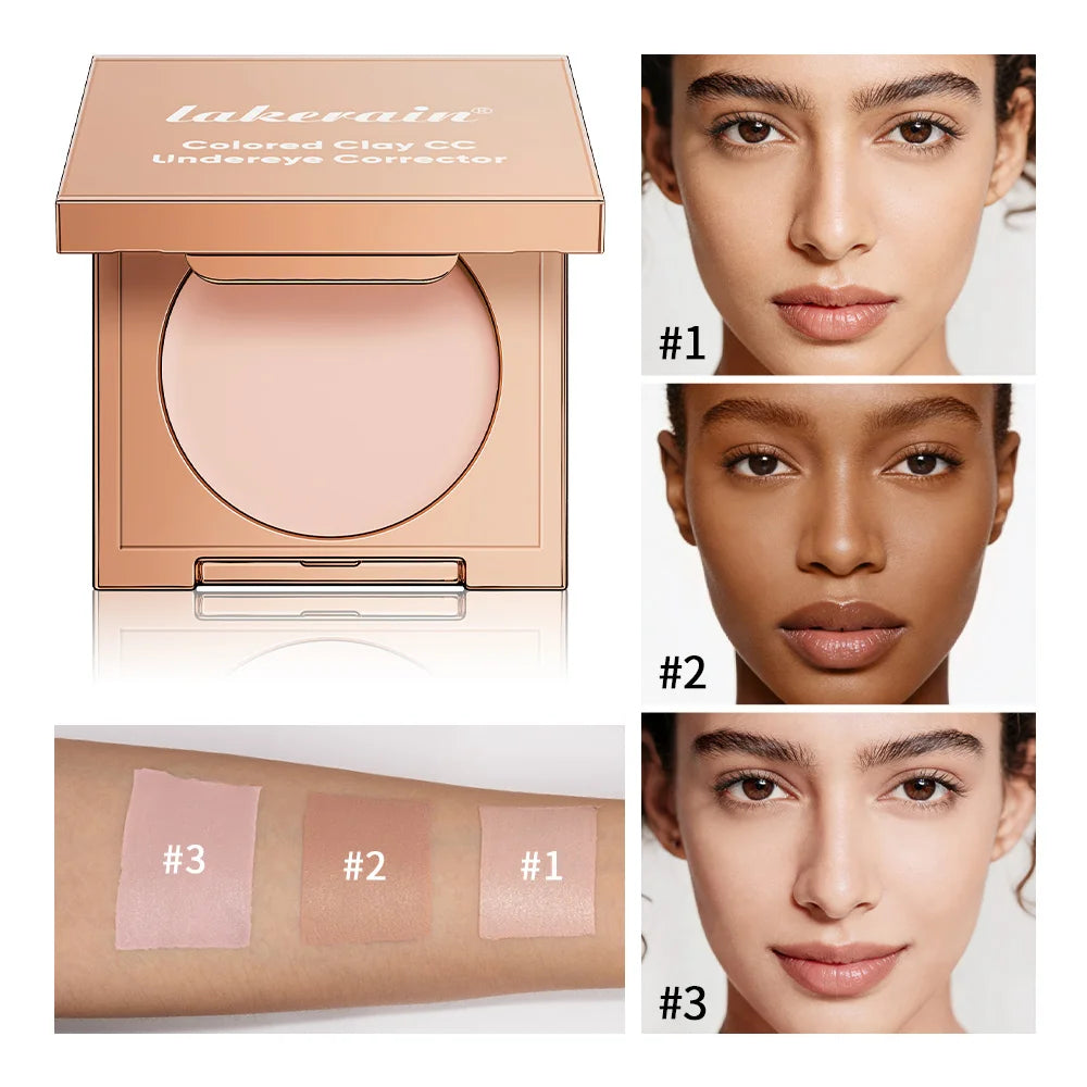 Lakerain Under-eye Color Correcting Concealer Covers Dark Circles Neutralizes Skin Moisturizing Natural-looking Concealer Cream