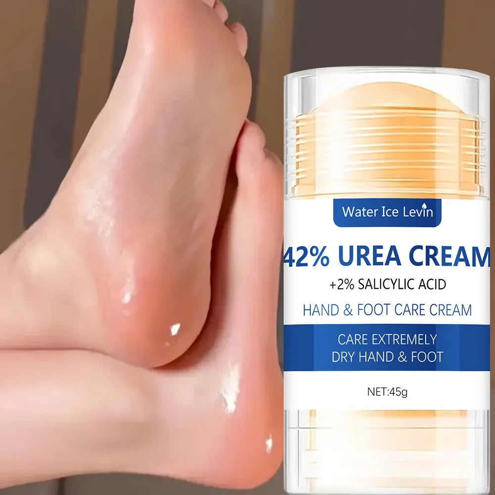 42% Urea Hand Foot Cream 2% Salicylic Acid Smooths. Soothes Extreme Dryness. Reduces Dry Lines. 45g Intensive Care.