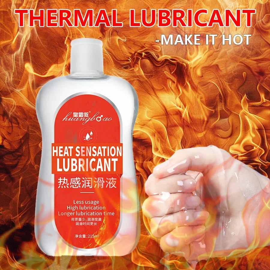 Natural thermal Water Based Lubricant Sex Oil Masturbation Massage Anal Ass Oil Human Body Lubricant for Sex 215ml