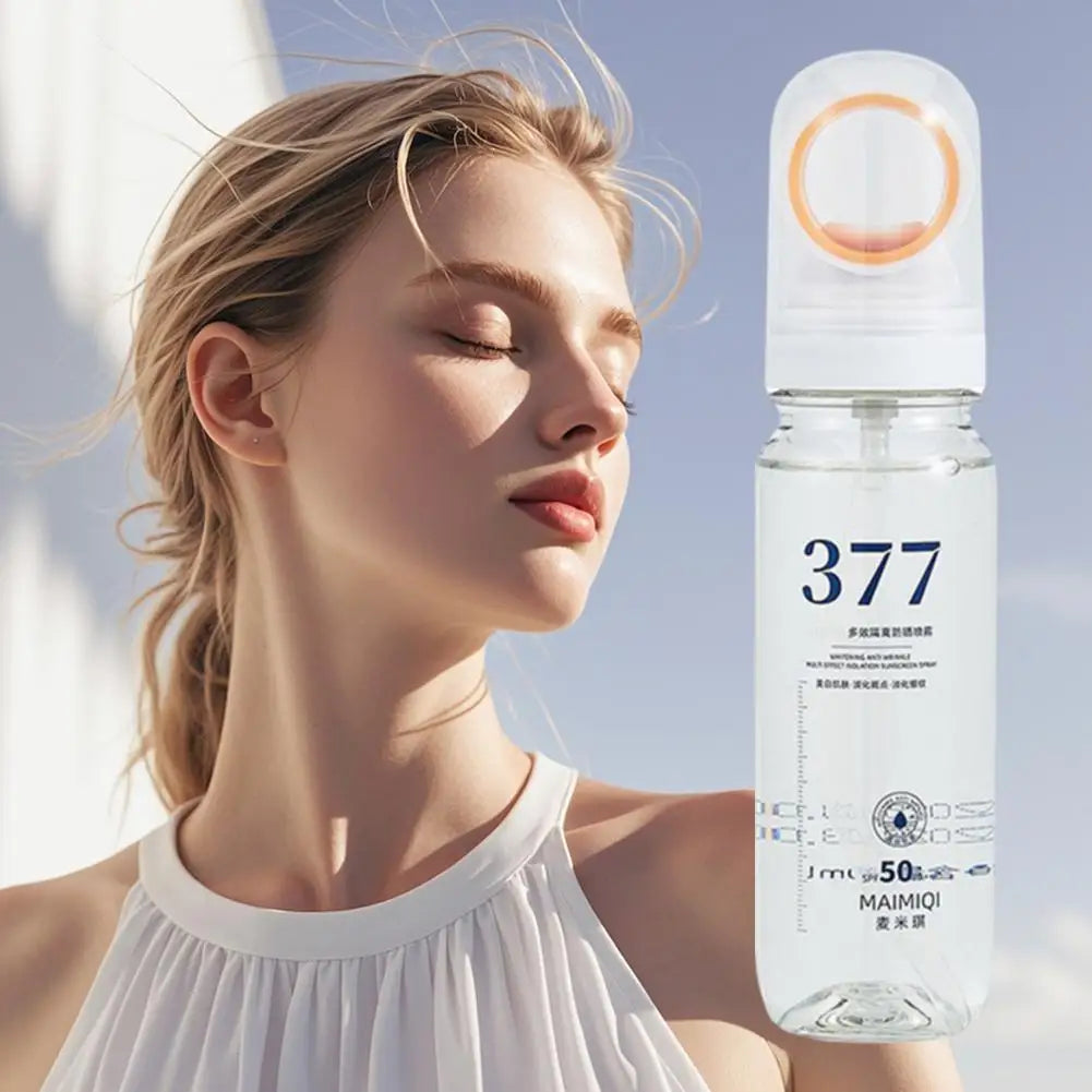 NEW SPF50+ Anti-aging 377 Sunscreen Spray Anti Wrinkle Moisturizing Whitening Sunscreen Spray Facial Body Neck Skin Care Spray