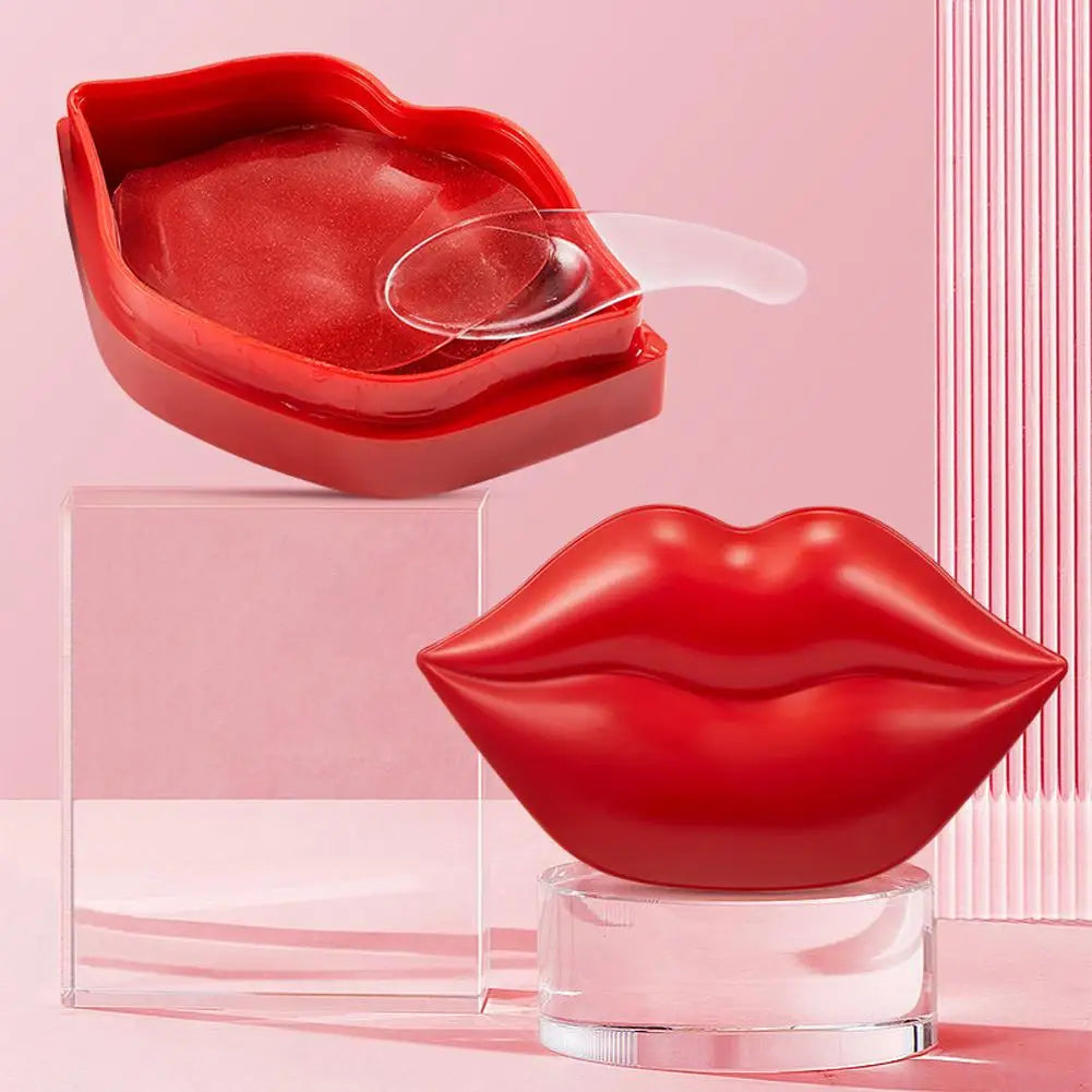 20pcs Fruit Vitamin C Moisturizing Lip Mask Reducing Lip Wrinkles Repair Lip Patches Nourishing Lips Plumper Recreate Sexy Lips