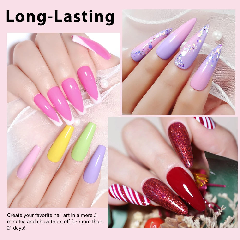 Clou Beaute 10pcs TPO & HEMA FREE Nail Gel Polish Set Gel Lacquer Spring Color UV Gel Nail Semi Permanent High Pigment Varnish