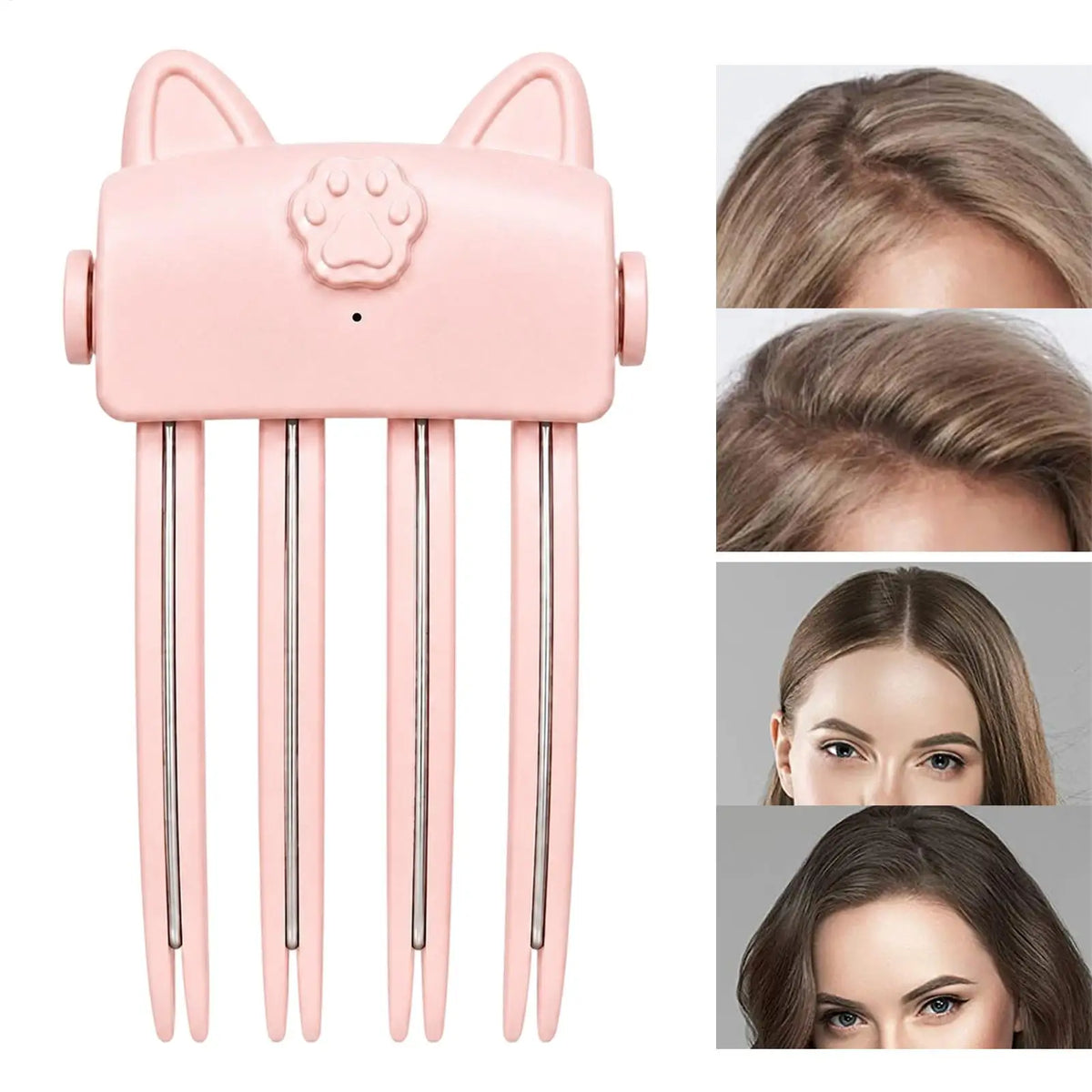 Wireless Heated Volumizing Root Lift Clip High Crown Hair Root Fluffy Clip Portable Travel Hair Styling Tool For Flat Fine Hair
