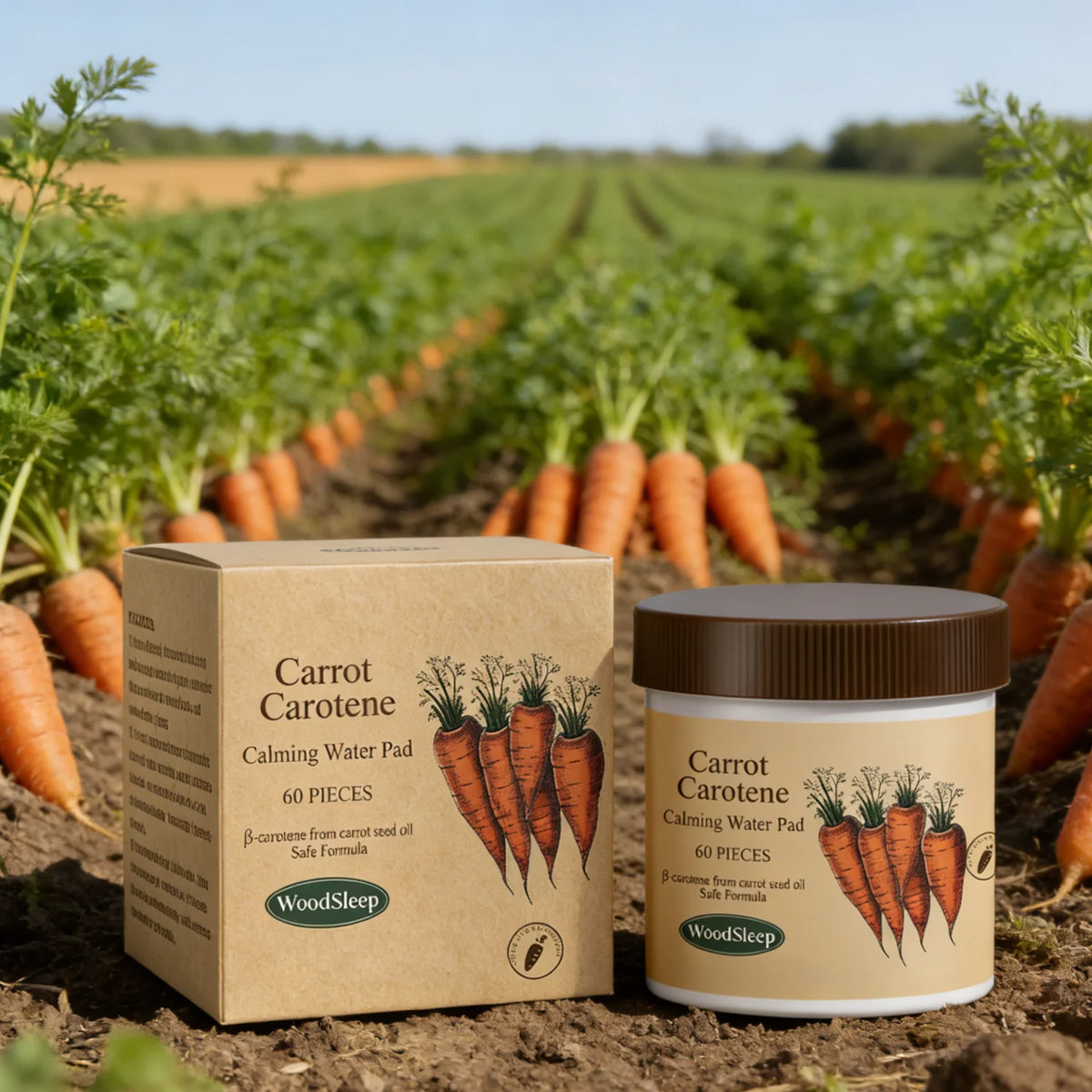 Carotenoid Calming Pads Repairing Damage Hydrating Smoothing Nourishing Firming Brighten Antioxidant Moisturizing Facial Mask