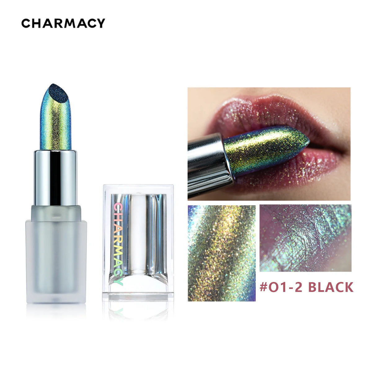 CHARMACY 6 Colors Magicolor Star Glow Lipstick PH Change Shift Colors Lip Gloss Nourish Moisture Professional Lip Makeup