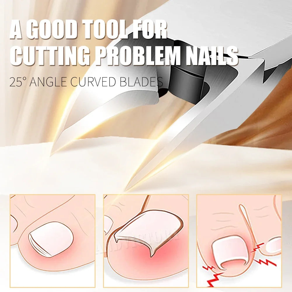 Nail Clippers Ingrown Toenail Podiatry Correction Nippers Cuticle Cutters Cut Paronychia Pedicure Manicure Hand Foot Care Tool