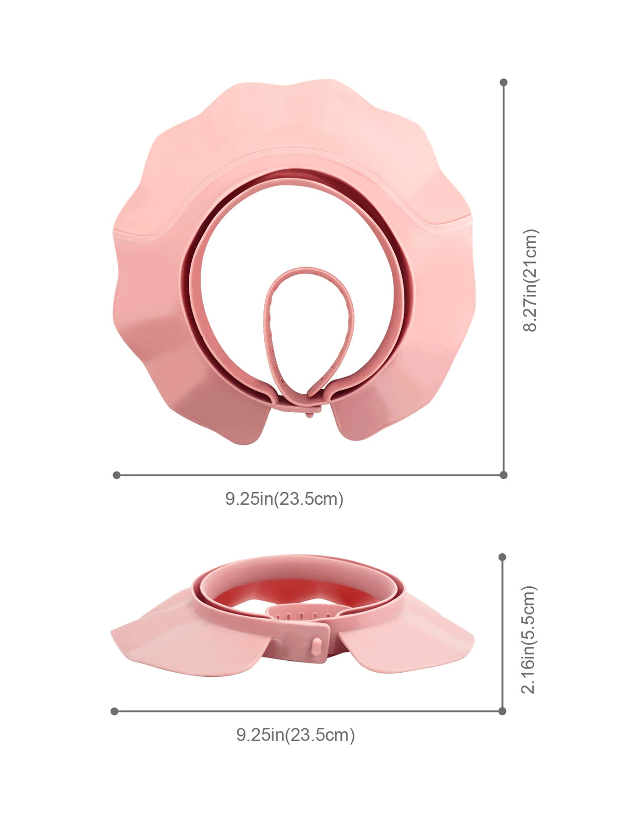 Soft Comfortable Adjustable Kids Shower Cap Toddler Hair Washing Bath Protection,Water-Resistant Hair