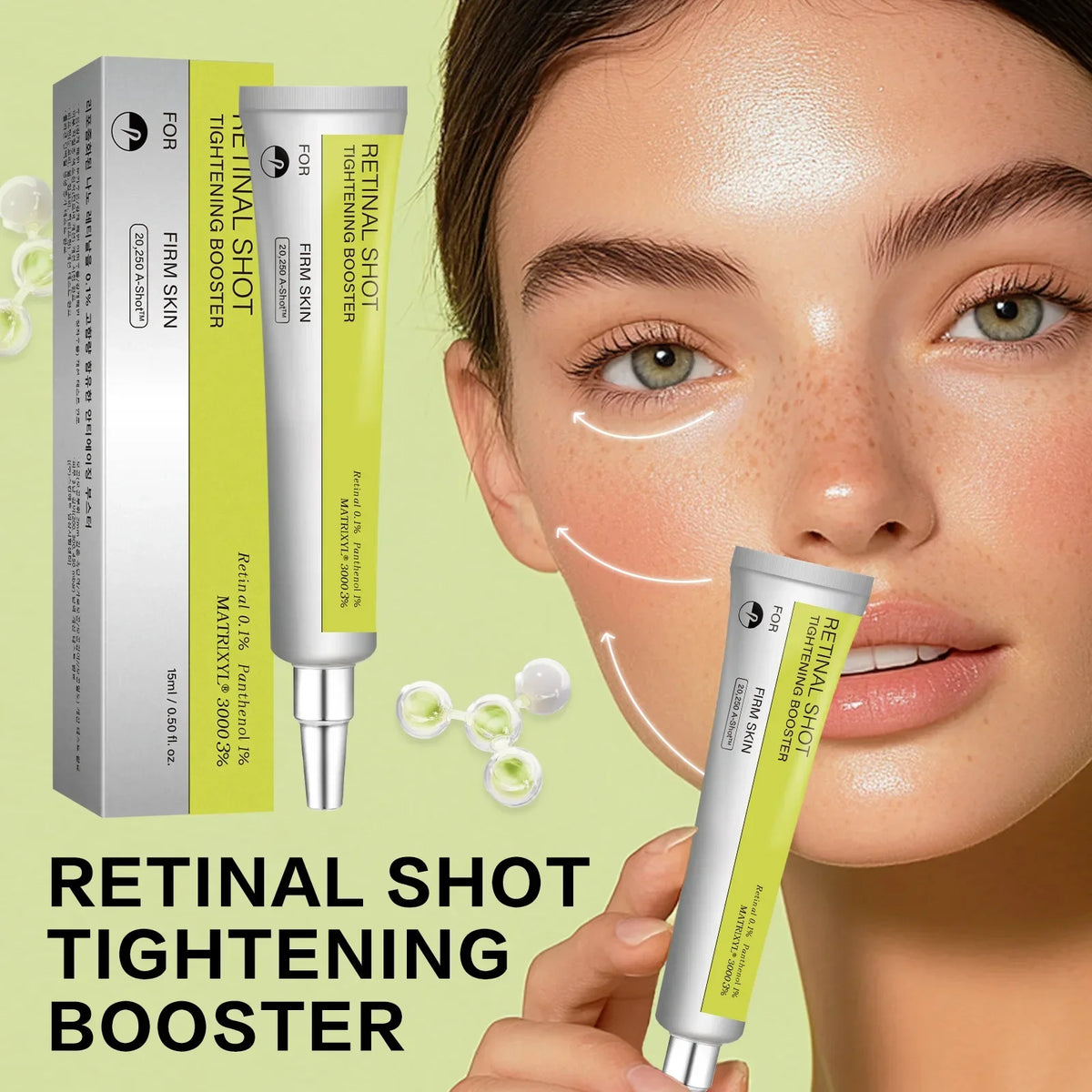 1-50pcs Nano Retinal & MATRIXYL 3000 Firming Serum - Advanced Anti-Wrinkle Formula Tightens Skin & Minimizes Pores Effectively.
