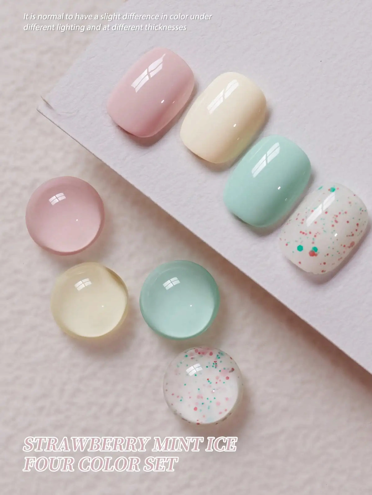 4 Colors 15ml New Popular Mint Green Pink Nail Gel Polish Semi Permanent Nail Art Soaking UV LED Nail Salon DIY Nail Salon Gel