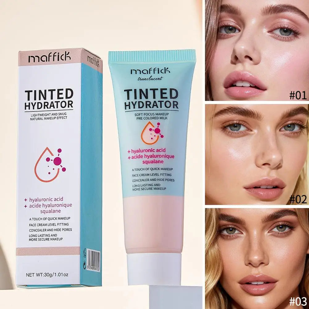 Tinted Hydrator Buildable Coverage Intense Moisturizing Even Skin Tone Semi-matte Finish Makeup Moisturizing Cream