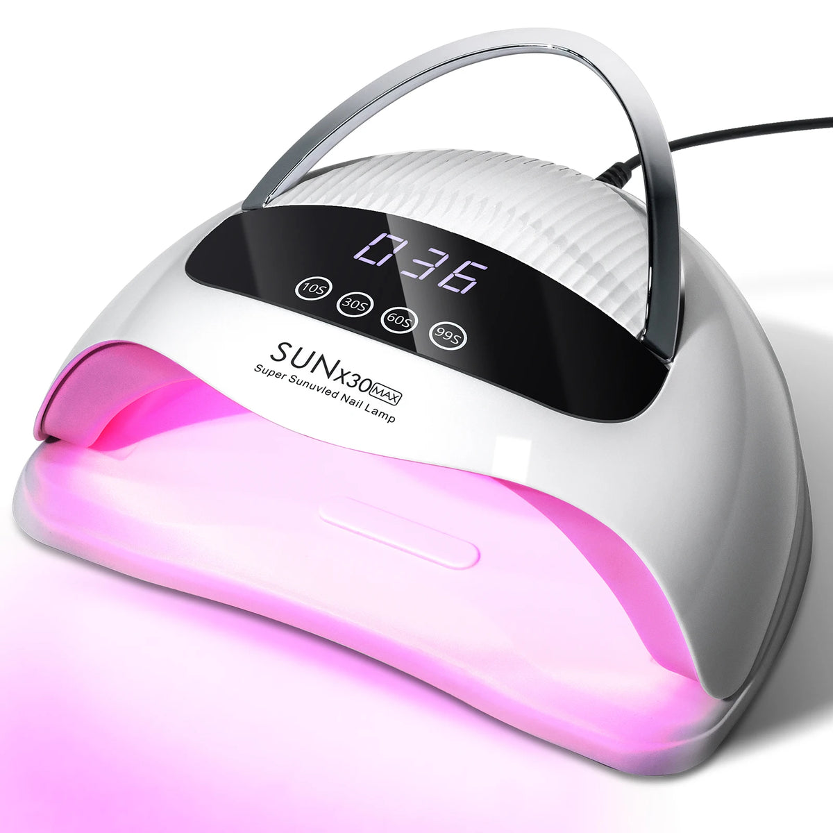 Professional 90 LED UV Nail Lamp For Nails Gel Polish With 4 Timer Setting HD Display Screen Auto Sensor Nail Dryer Tool