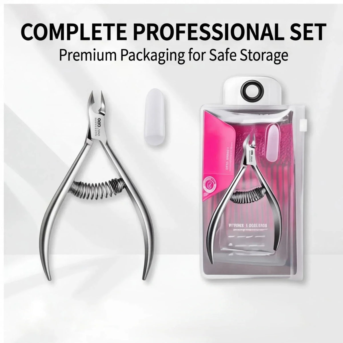 Stainless Steel Double Spring Nail Clipper Dead Skin Cutter Exfoliating And Exfoliating Tool Nail Art And Care Tools