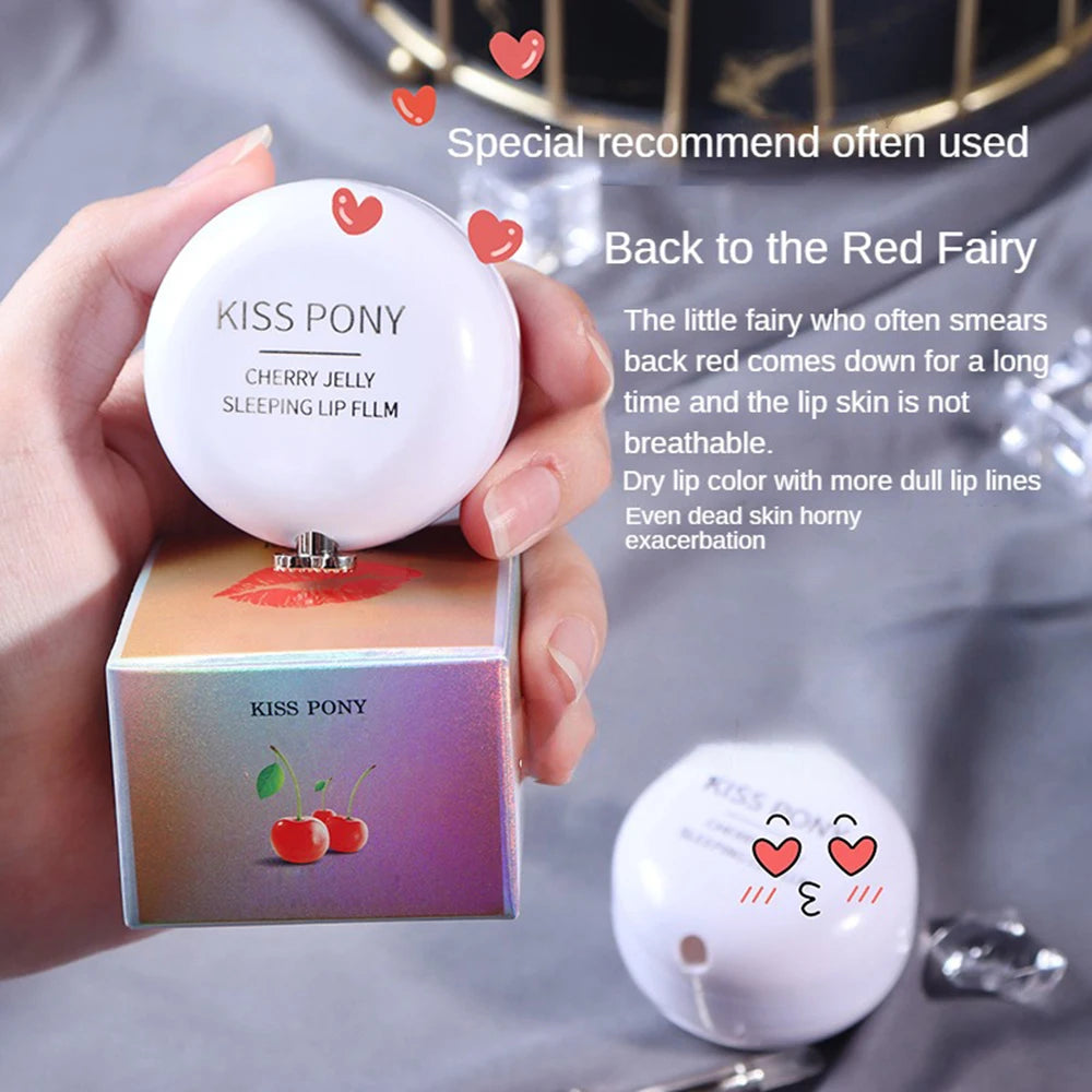 Night Moisturizing Lip Mask, Long-Lasting Moisturizing, Brightening Lip Color, Natural Ingredients, Caring for Lip Skin