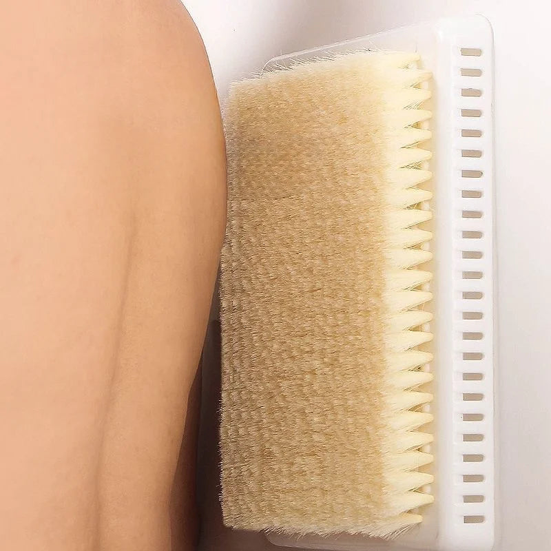 Hard Bristles Lazy Back Rub Bath Brush Back Massage No Need To Ask for Help Bathroom Suction Cup Back Rub Against The Wall