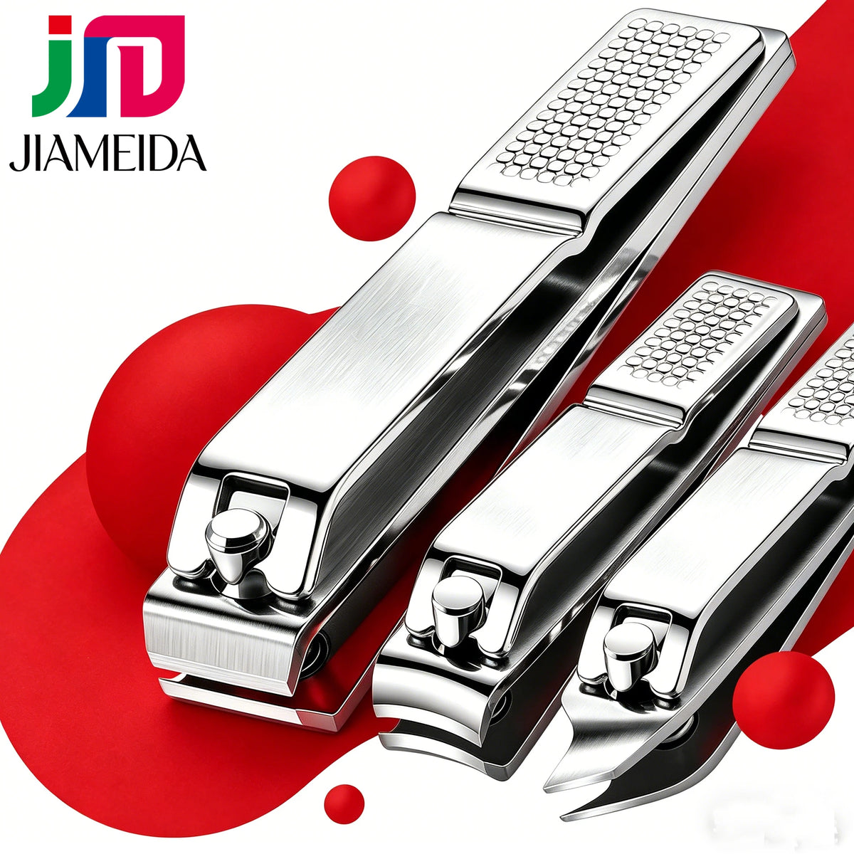 Stainless Steel Nail Clipper And Trimmer Manicure Set - Straight Edge Nail Cutter for Toe And Finger Care