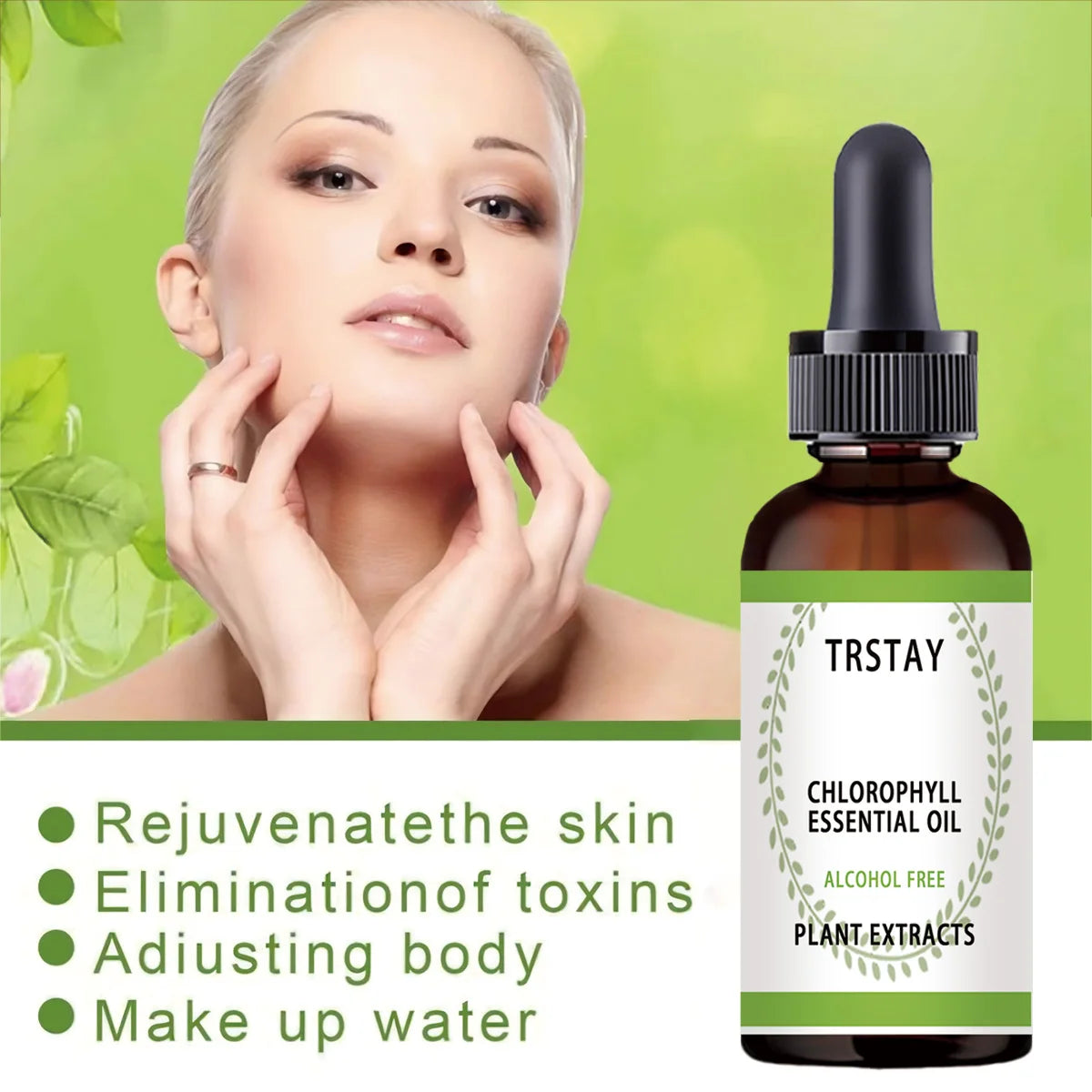 Chlorophyll essential oil Chlorophyll essence moisturizes and smoothes skin