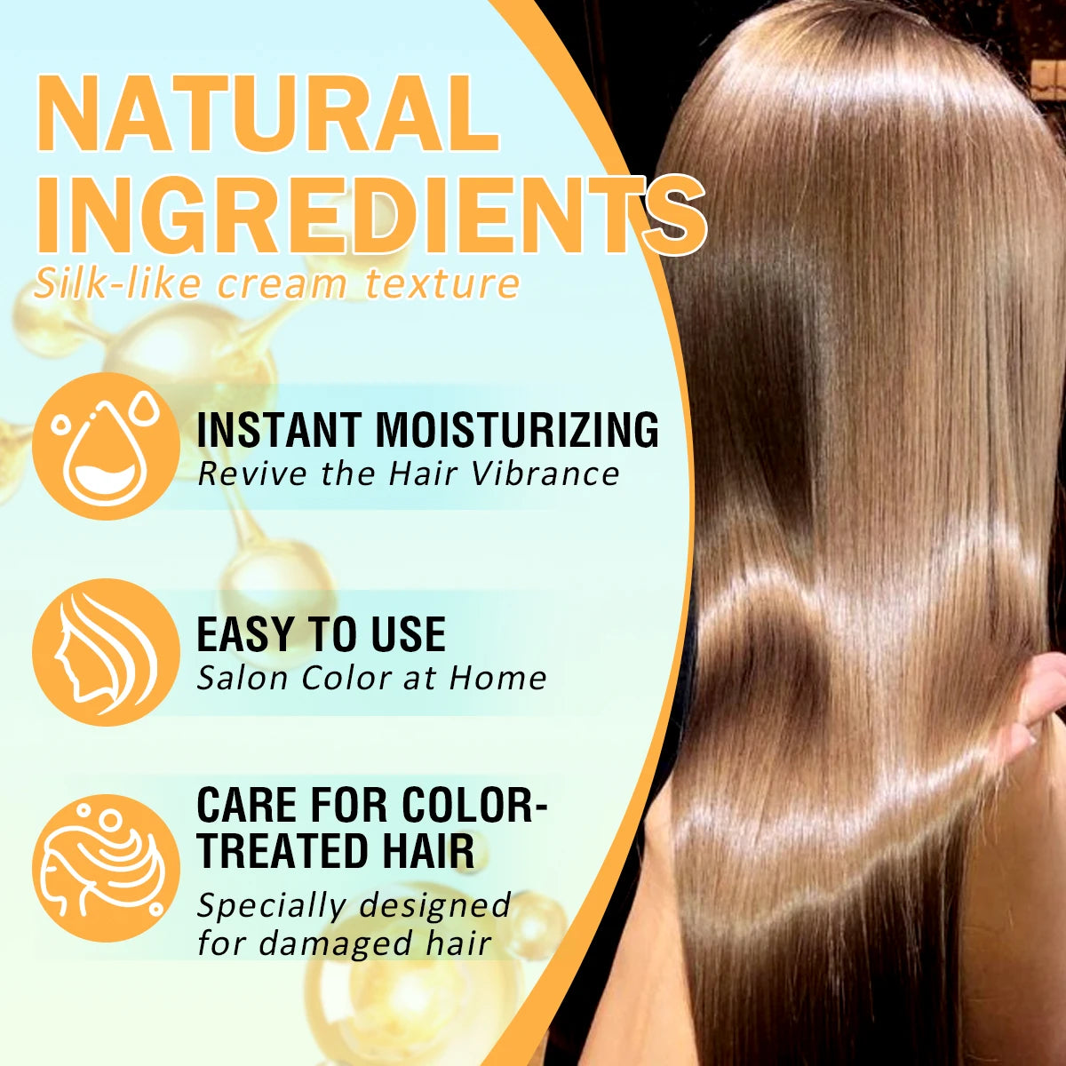 GOIPLE Keratin Deep Conditioner Salon Treatment for Dry Damaged Curly Frizzy Color Treated Hair Women