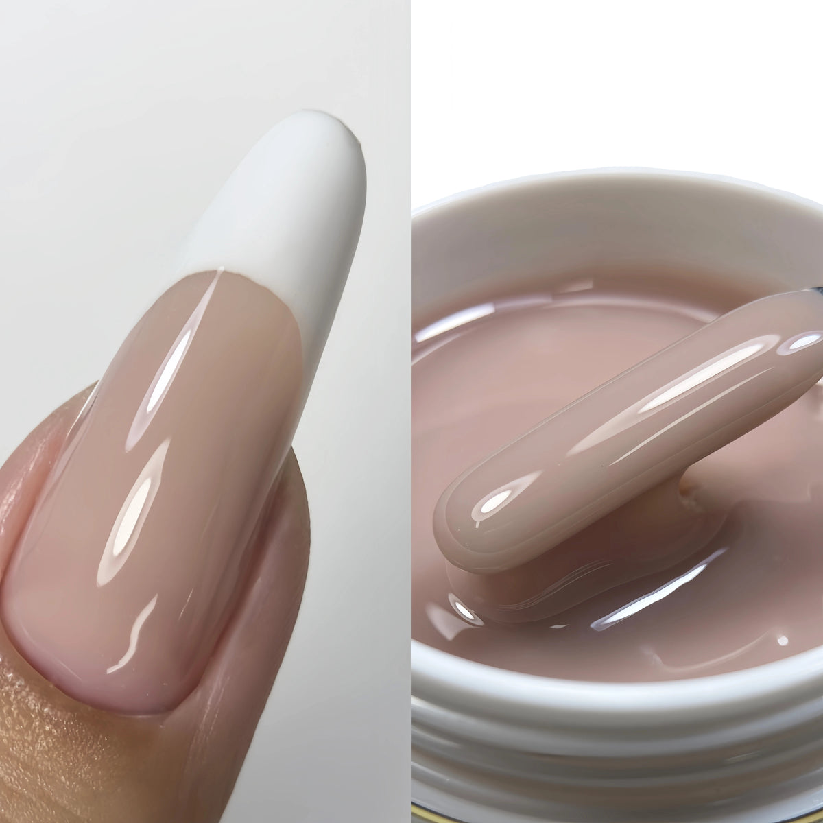 MSHARE TPO Free Liquid Acrylic Gel Acrygel Builder Nail Gel For Nails Extension Constuction Pink Shade Self Leveling Soak Off