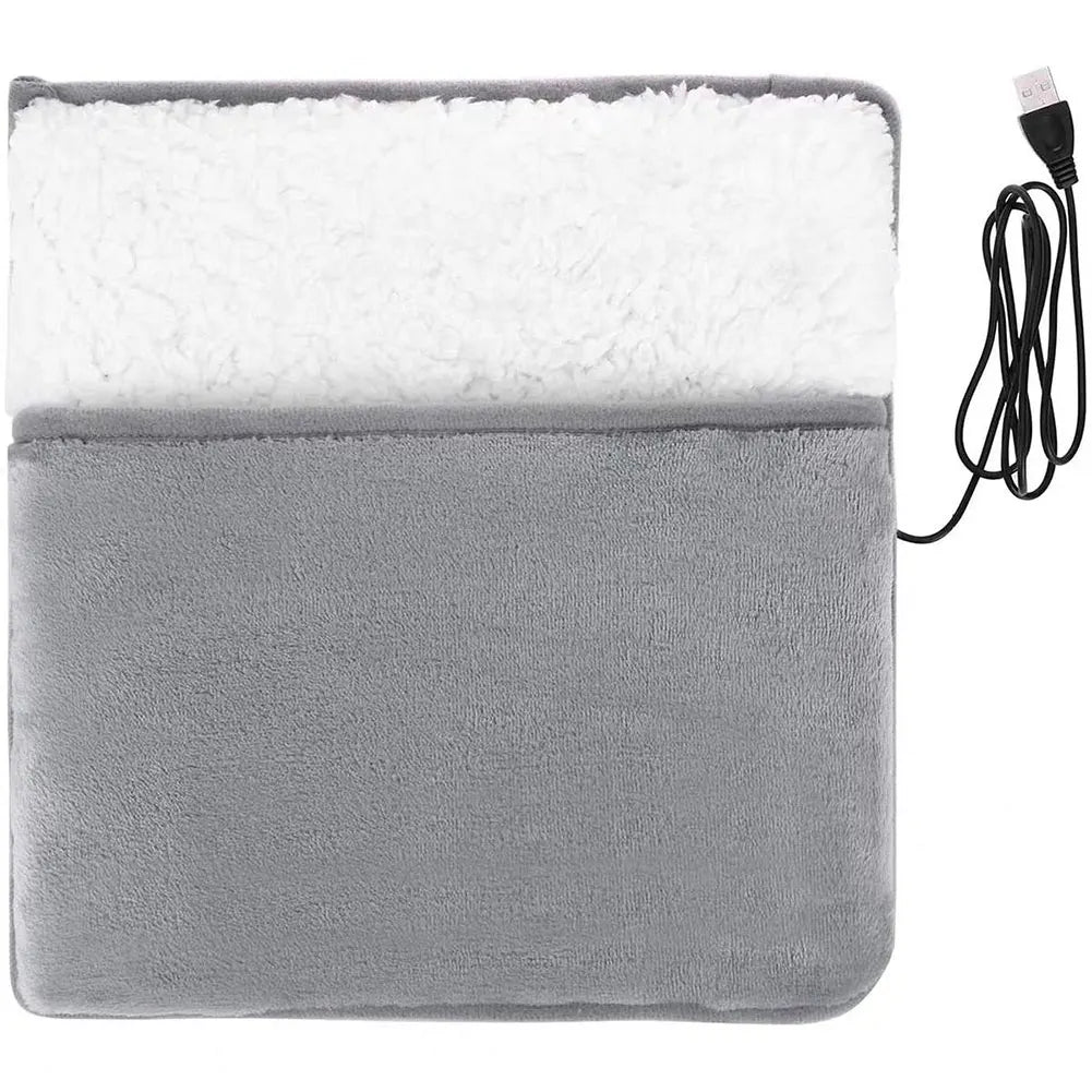 Winter Electric Foot Heating Pad USB Constant Temperature Household Feet Warmer Heater Heating Slippers for Home Office Bedroom