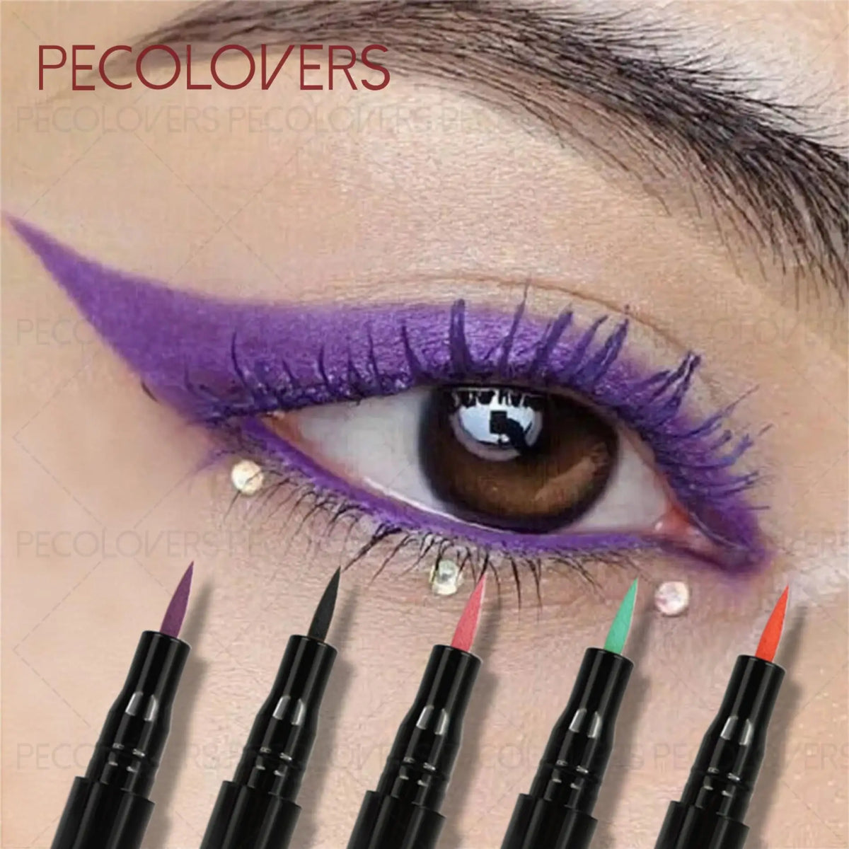 Waterproof Long-Wearing Liquid Eyeliner,Quick Drying, Easy Coloring,Eyeliner Pen,Perfect for Creating Dramatic Looks