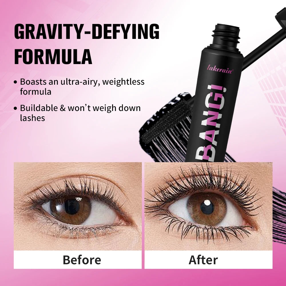 Black Volumizing Mascara Lengthening Eyelash Extension Waterproof Lasting Eye Lashes Mascara Korean Cosmetics Smudge-proof