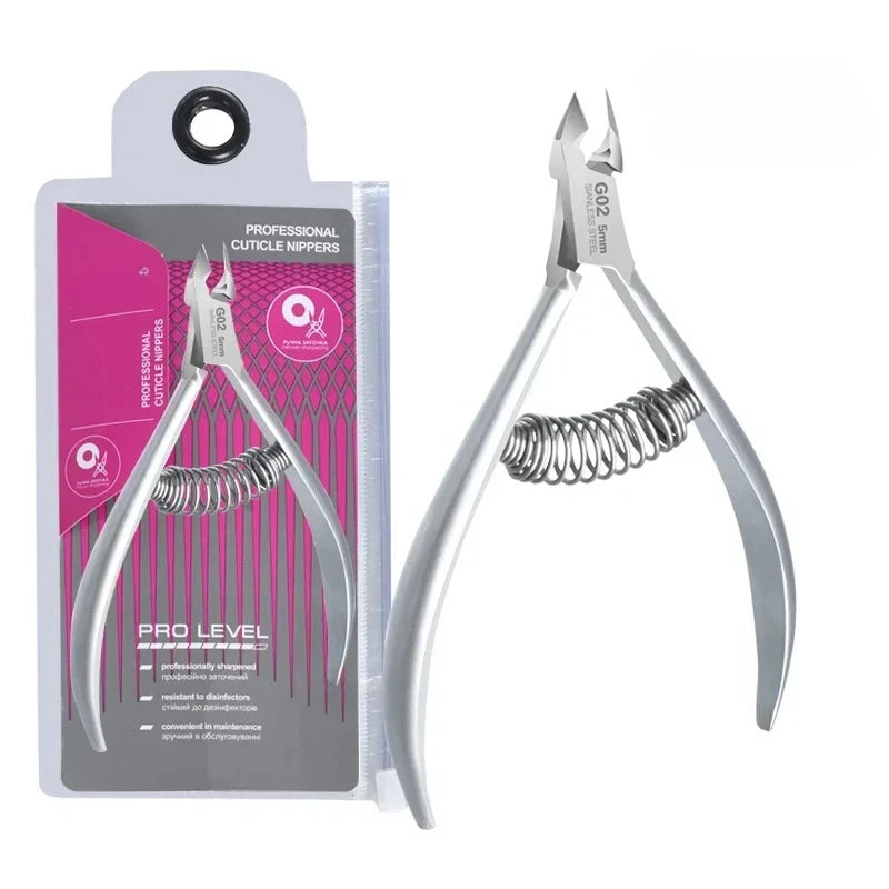 Professional Stainless Steel Cuticle Trimmer Nail Nipper Cuticle Remover for Fingernails Toenail Dead Skin Cuticle Scissors Tool