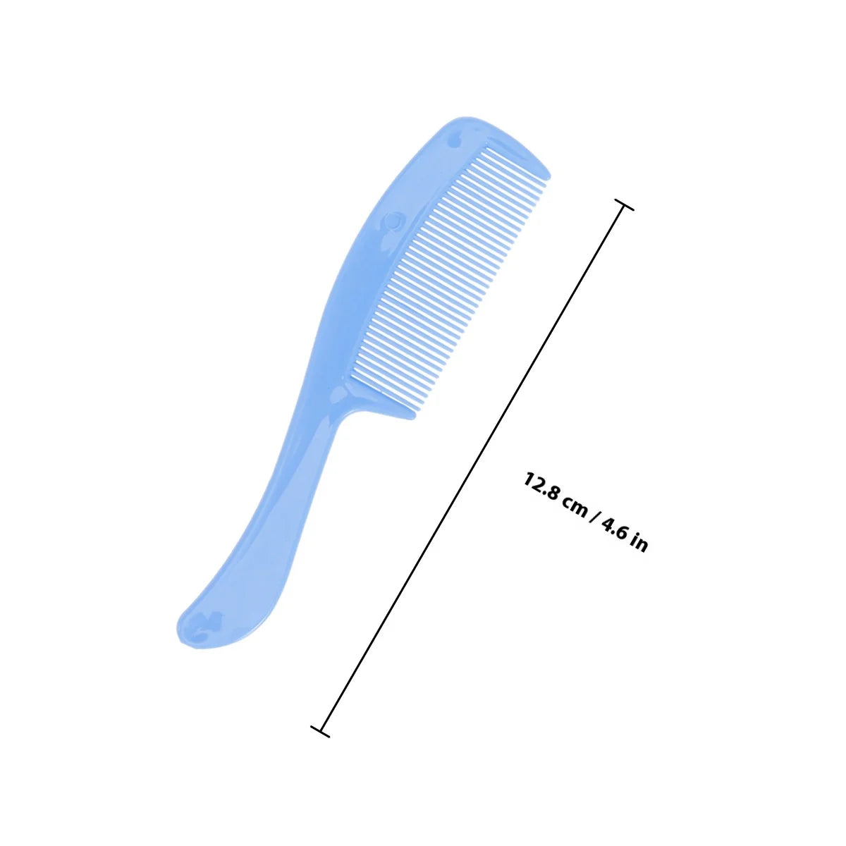 Baby Massage Comb and Brush Set Blue Circular Tooth Design Safe Non Scratch Hair Care Promote Blood Circulation Brain