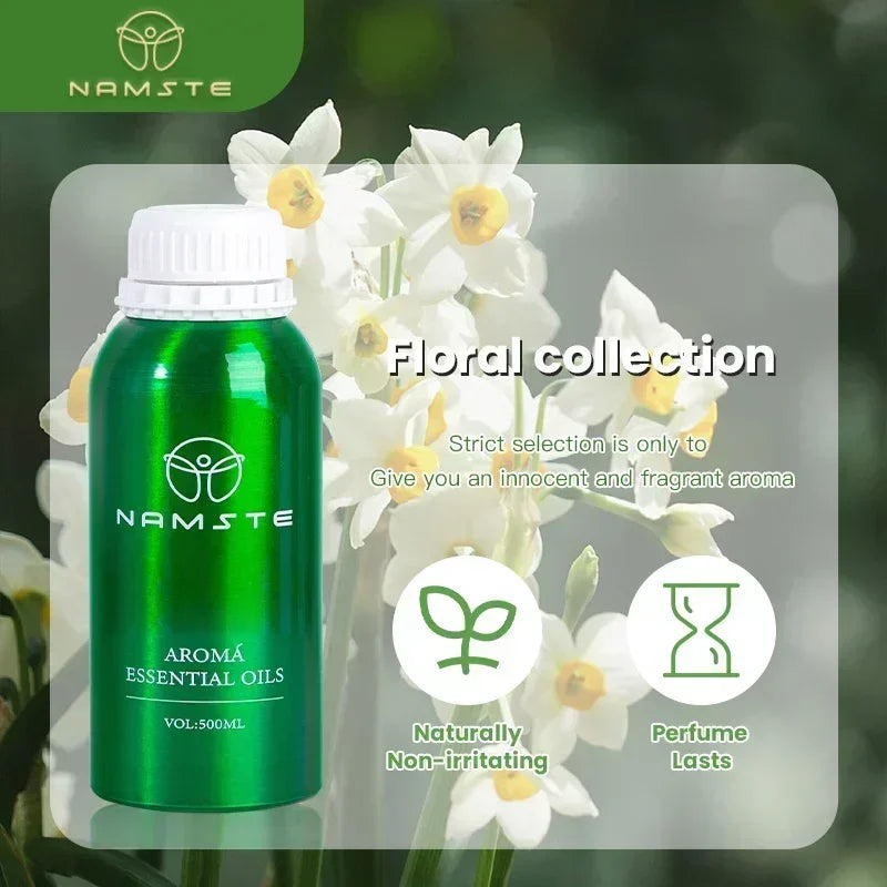 Namste Essential Oils Diffuser 500ML Perfume Flowers and Flowers Room Fragrance Flavoring for Home Aroma Diffuser Air Freshener