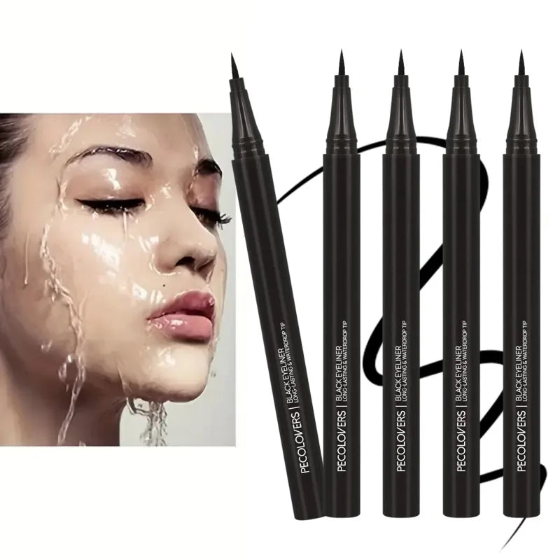 5PCS/Set 0.1mm Liquid Eyeliner Eyebrow Pencil - Anti-sweat, Anti-fouling, Lightweight, Quick-drying, Suitable for All Skin Types
