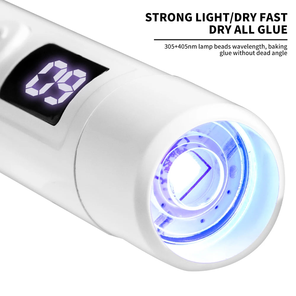 Professional Nail UV LED Lamp Desk With Display Rechargeable Portable Mini Nail Dryer Stand UV Lamp for Nails Art Removable